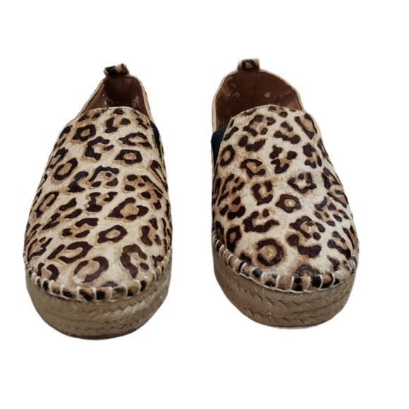 Steve Madden Leopard Print Espadrille Size 7 - Picture 6 of 7